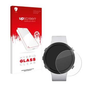 Front side of a product packaging with the brand logo upscreen. Next to it is the device Garmin Swim 2 shown with the correspo