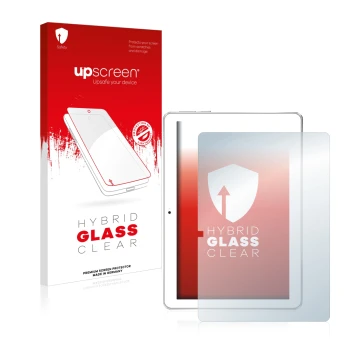 Front side of a product packaging with the brand logo upscreen. Next to it is the device Toscido X108 10