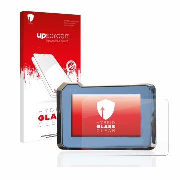 Front side of a product packaging with the brand logo upscreen. Next to it is the device KTM 1290 Super Duke R 2020/2022 TFT-D