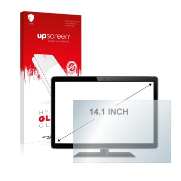 Front side of a product packaging with the brand logo upscreen. Next to it is the device shown with the corresponding screen p