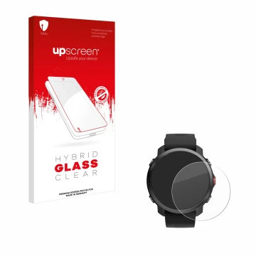 Front side of a product packaging with the brand logo upscreen. Next to it is the device Polar Grit X shown with the correspon