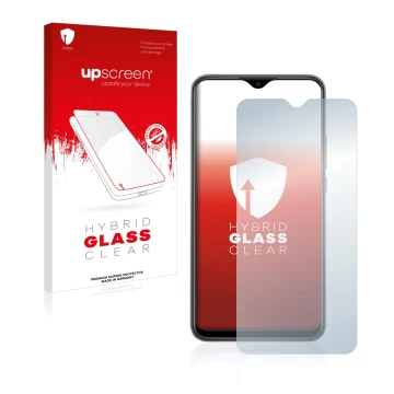 Front side of a product packaging with the brand logo upscreen. Next to it is the device Xiaomi Redmi 9 shown with the corresp
