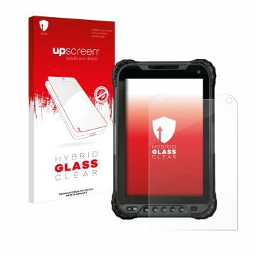 Front side of a product packaging with the brand logo upscreen. Next to it is the device UniStrong UT30 8