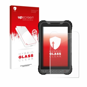 Front side of a product packaging with the brand logo upscreen. Next to it is the device GeoMax Zenius 800 shown with the corr