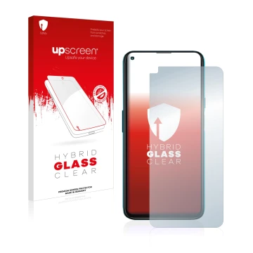 Front side of a product packaging with the brand logo upscreen. Next to it is the device Cubot X30 shown with the correspondin