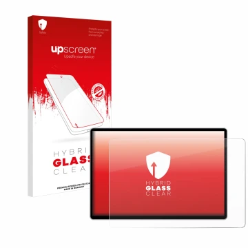 Front side of a product packaging with the brand logo upscreen. Next to it is the device Tesla Model 3 Infotainment System 15.