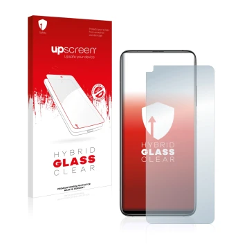 Front side of a product packaging with the brand logo upscreen. Next to it is the device Xiaomi Mi 10T shown with the correspo