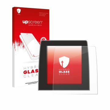 Front side of a product packaging with the brand logo upscreen. Next to it is the device Renault Captur 2 2020 Easy Link 9.3