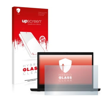 Front side of a product packaging with the brand logo upscreen. Next to it is the device Lenovo ThinkPad L15 shown with the co