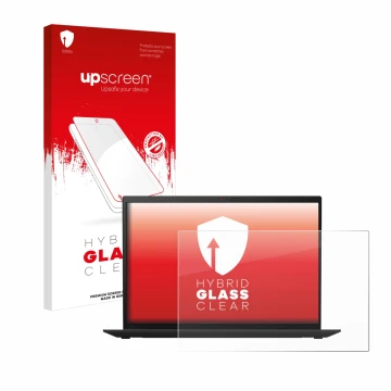 Front side of a product packaging with the brand logo upscreen. Next to it is the device Lenovo ThinkPad X1 Carbon (9th Gen.) 