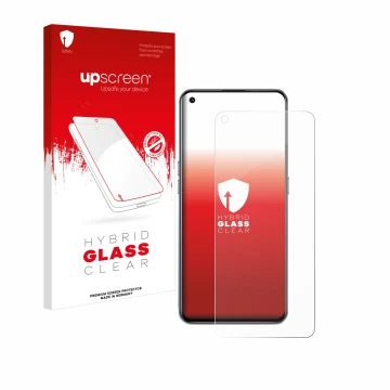 Front side of a product packaging with the brand logo upscreen. Next to it is the device realme GT 5G shown with the correspon