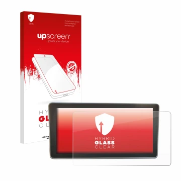 Front side of a product packaging with the brand logo upscreen. Next to it is the device Audi A4 B9 2017 MMI Plus 8
