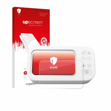 Front side of a product packaging with the brand logo upscreen. Next to it is the device Omron X7 Smart AFib HEM-7380T1-EOSL s