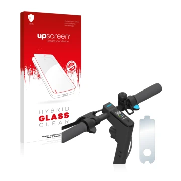 Front side of a product packaging with the brand logo upscreen. Next to it is the device Segway Ninebot KickScooter MAX G30D s