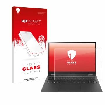 Front side of a product packaging with the brand logo upscreen. Next to it is the device LG gram 16'' 2-in-1 Touch shown with 