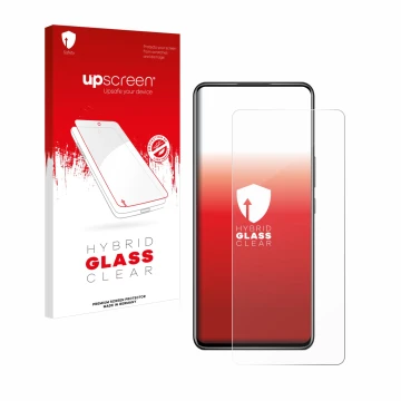 Front side of a product packaging with the brand logo upscreen. Next to it is the device ZTE Axon 30 5G shown with the corresp
