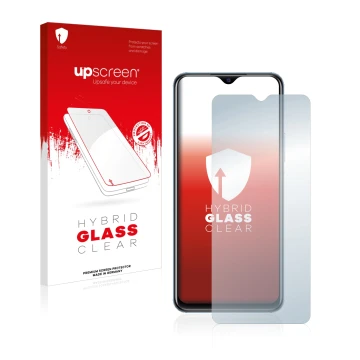 Front side of a product packaging with the brand logo upscreen. Next to it is the device Vivo Y33s shown with the correspondin
