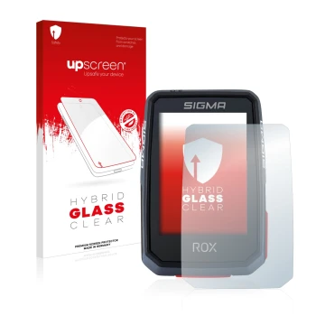 Front side of a product packaging with the brand logo upscreen. Next to it is the device Sigma ROX 2.0 shown with the correspo