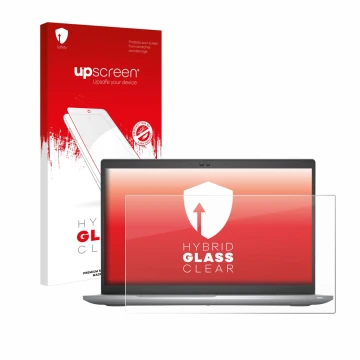 Front side of a product packaging with the brand logo upscreen. Next to it is the device Dell Latitude 5520 shown with the cor