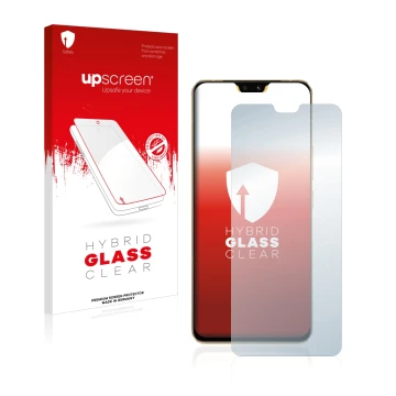 Front side of a product packaging with the brand logo upscreen. Next to it is the device Vivo V23 5G shown with the correspond