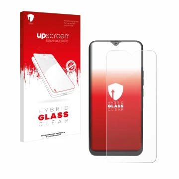 Front side of a product packaging with the brand logo upscreen. Next to it is the device 4G Systems Rephone shown with the cor