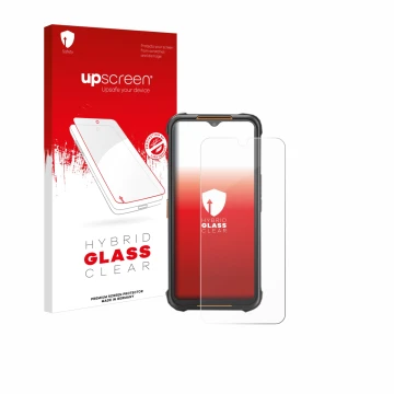 Front side of a product packaging with the brand logo upscreen. Next to it is the device AGM H5 shown with the corresponding s