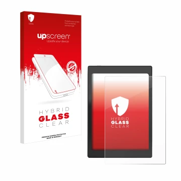 Front side of a product packaging with the brand logo upscreen. Next to it is the device Boox Nova Air C shown with the corres