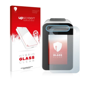 Front side of a product packaging with the brand logo upscreen. Next to it is the device Cherry eHealth Terminal ST-1506 shown