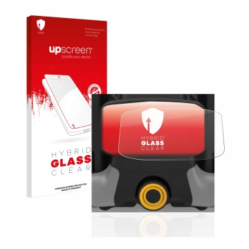 Front side of a product packaging with the brand logo upscreen. Next to it is the device PowaKaddy CT8 shown with the correspo