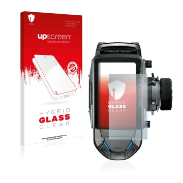 Front side of a product packaging with the brand logo upscreen. Next to it is the device Futaba 10PX shown with the correspond