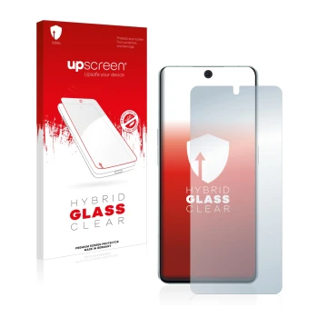 Front side of a product packaging with the brand logo upscreen. Next to it is the device Oppo Reno 8 Pro 5G shown with the cor