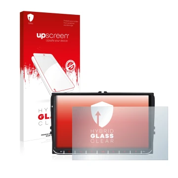 Front side of a product packaging with the brand logo upscreen. Next to it is the device M.I.C. AV9V2 shown with the correspon