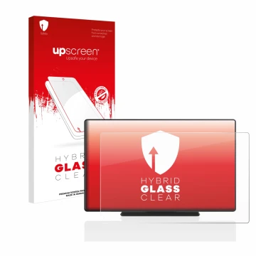 Front side of a product packaging with the brand logo upscreen. Next to it is the device Carpuride W901 9