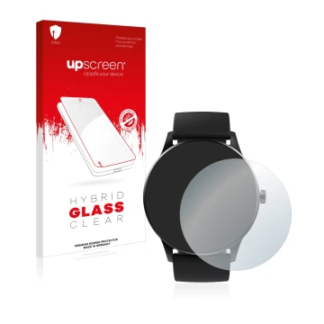 Front side of a product packaging with the brand logo upscreen. Next to it is the device Denver SW-173 shown with the correspo