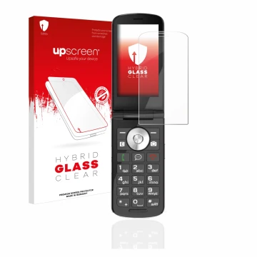 Front side of a product packaging with the brand logo upscreen. Next to it is the device Emporia TOUCHsmart.2 shown with the c