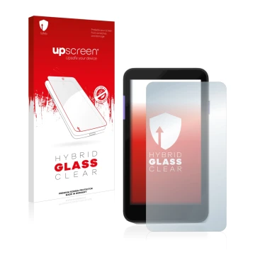 Front side of a product packaging with the brand logo upscreen. Next to it is the device Zettle Terminal (by Paypal) shown wit