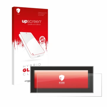 Front side of a product packaging with the brand logo upscreen. Next to it is the device Opel Astra L 2022 Navigationssystem s