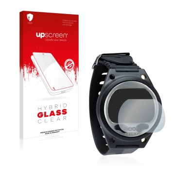 Front side of a product packaging with the brand logo upscreen. Next to it is the device SCUBAPRO Aladin Sport (Matrix) shown 