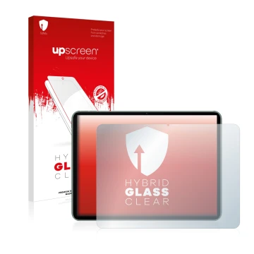 Front side of a product packaging with the brand logo upscreen. Next to it is the device OnePlus Pad shown with the correspond