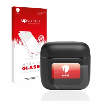 Front side of a product packaging with the brand logo upscreen. Next to it is the device JBL Tour Pro 2 shown with the corresp