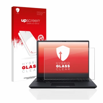 Front side of a product packaging with the brand logo upscreen. Next to it is the device ASUS ProArt StudioBook 16 OLED shown 