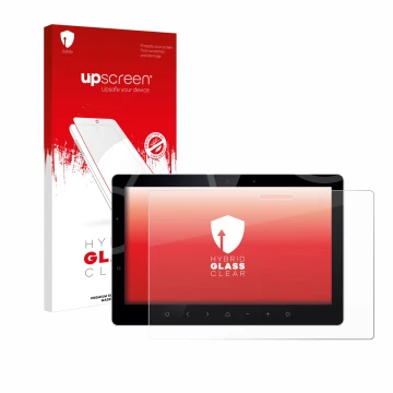 Front side of a product packaging with the brand logo upscreen. Next to it is the device Bewatec .Tablet SF 13