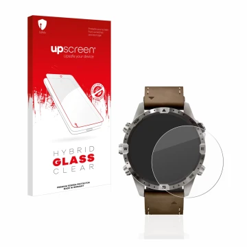 Front side of a product packaging with the brand logo upscreen. Next to it is the device Garmin Marq Adventurer (Gen 2) shown 