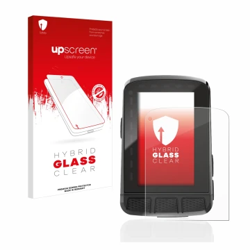 Front side of a product packaging with the brand logo upscreen. Next to it is the device Wahoo Elemnt Roam 2 shown with the co