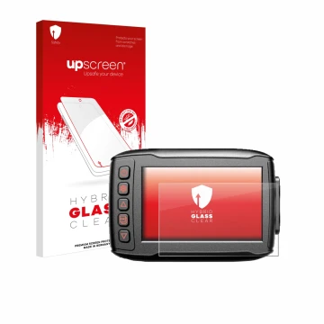 Front side of a product packaging with the brand logo upscreen. Next to it is the device Blueskysea DV999 shown with the corre