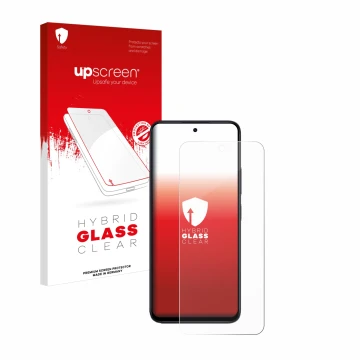 Front side of a product packaging with the brand logo upscreen. Next to it is the device Xiaomi Redmi 12 shown with the corres