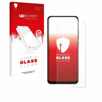 Front side of a product packaging with the brand logo upscreen. Next to it is the device Oppo A78 4G shown with the correspond