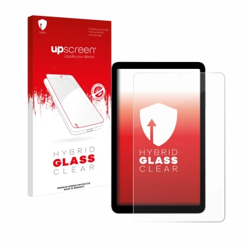 Front side of a product packaging with the brand logo upscreen. Next to it is the device Alldocube iPlay 50 mini shown with th