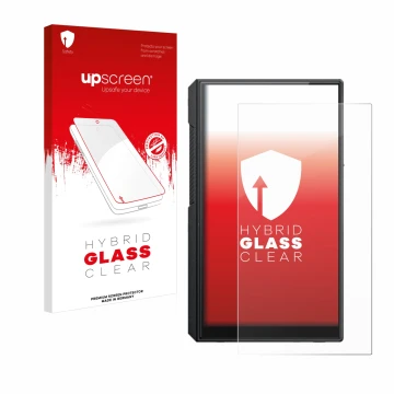 Front side of a product packaging with the brand logo upscreen. Next to it is the device FiiO M11s shown with the correspondin