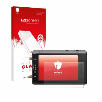 Front side of a product packaging with the brand logo upscreen. Next to it is the device tinySA ultra spectrum analyser shown 